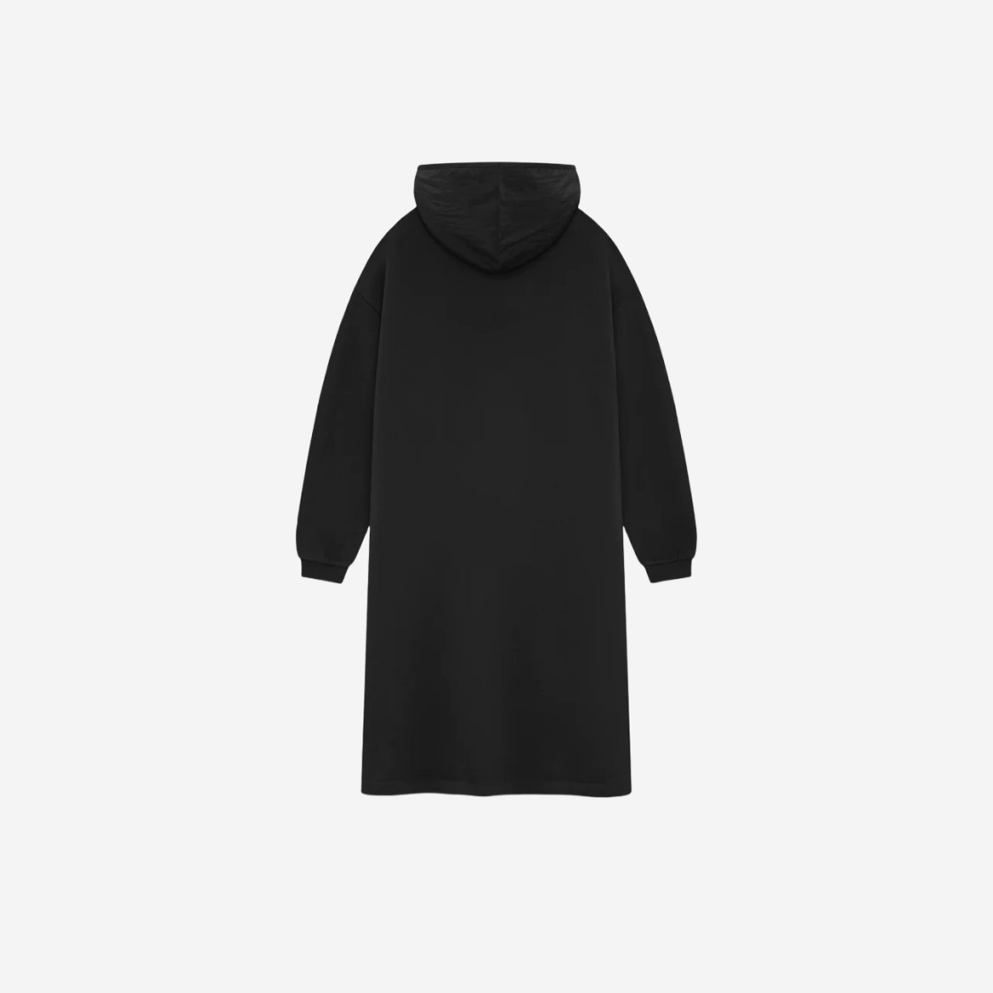 (Kids) Essentials Nylon Fleece Hooded Dress Jet Black - 24SS 상세 이미지 2