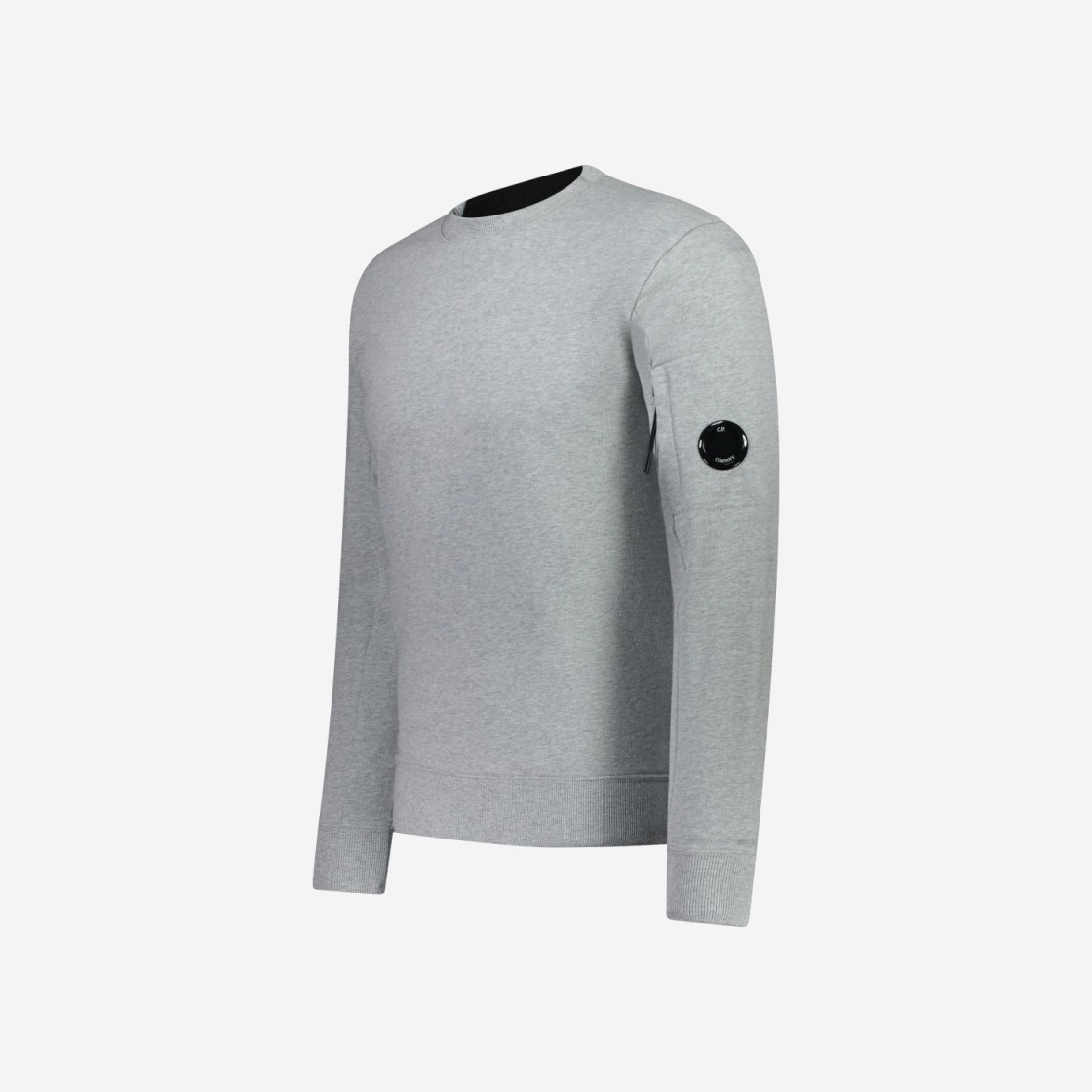 C.P. Company Diagonal Raised Fleece Sweatshirt Grey Melange - 24SS 상세 이미지 2