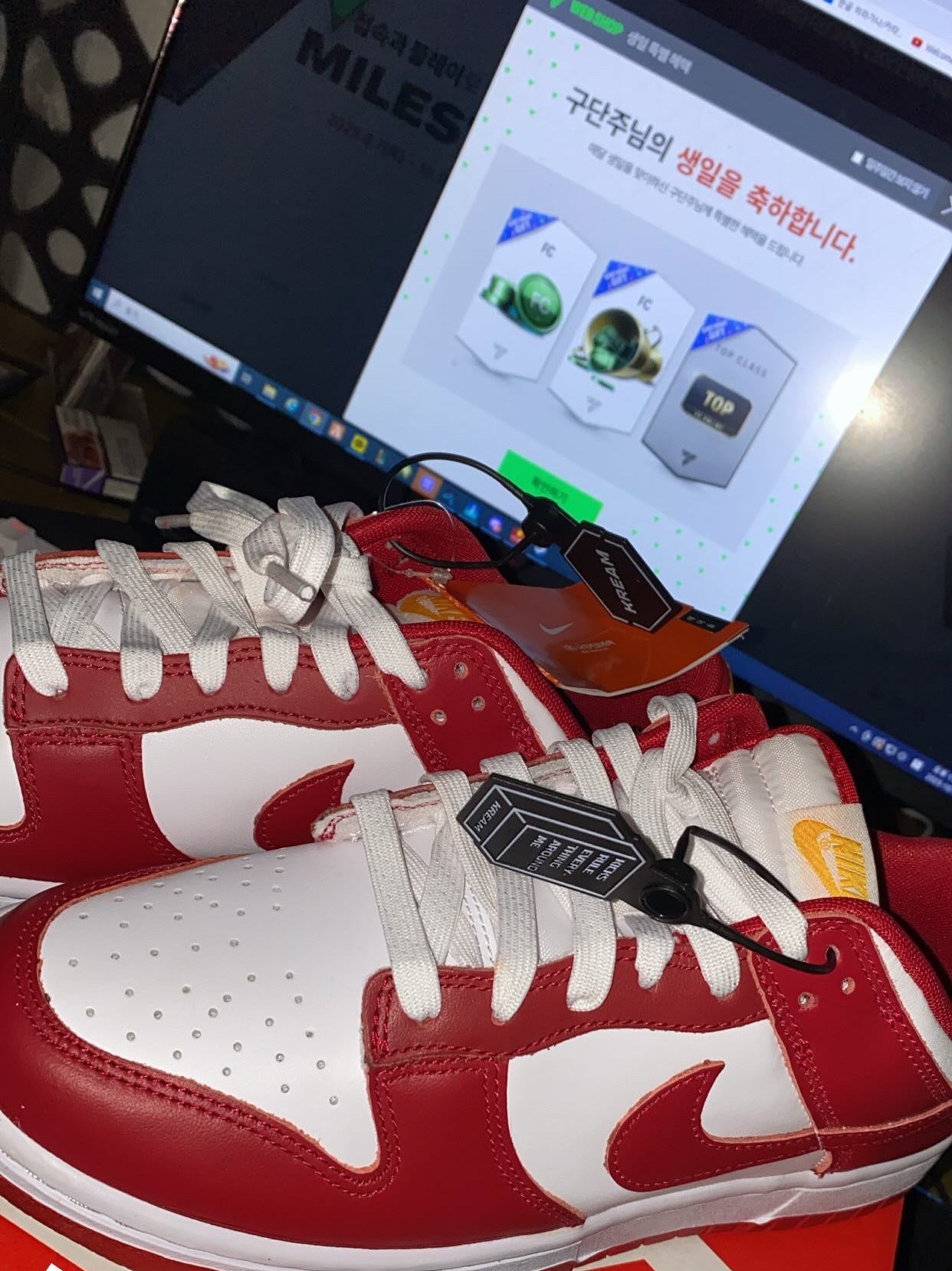 Nike Dunk Low Retro Gym Red 착용 스타일