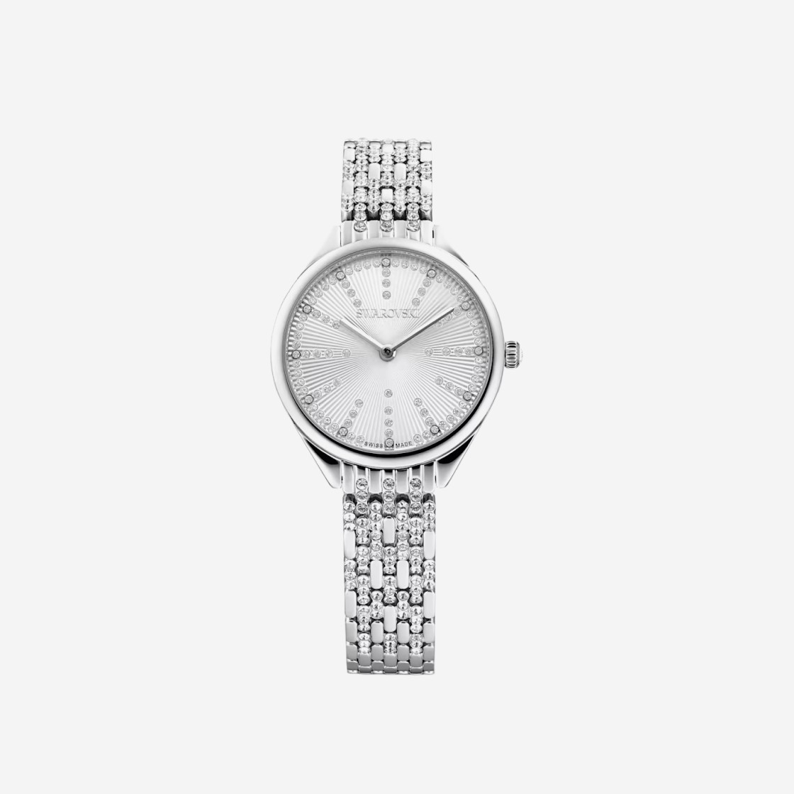 (W) Swarovski Attract Watch Silver Stainless Steel 상세 이미지 1