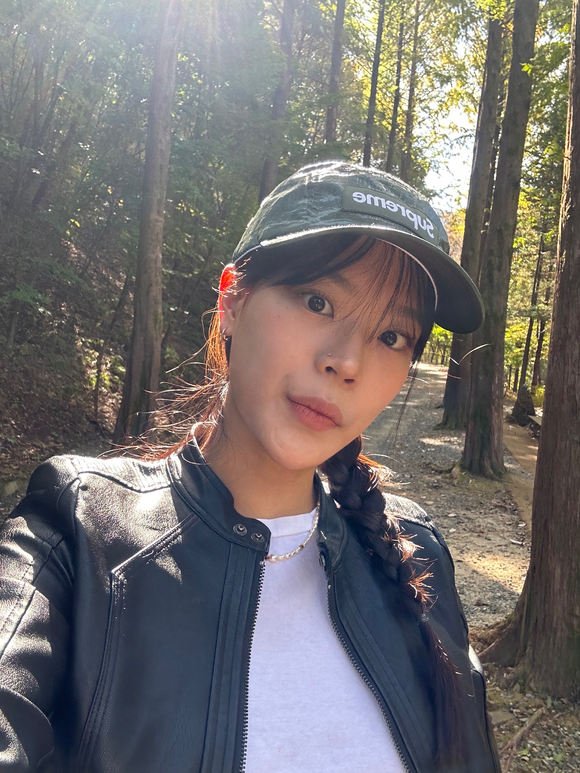 Supreme Gloss Ripstop Camp Cap Olive - 23FW 착용 스타일 - 2