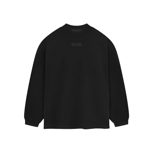 에센셜 롱슬리브 셔츠 제트 블랙 - 24SS