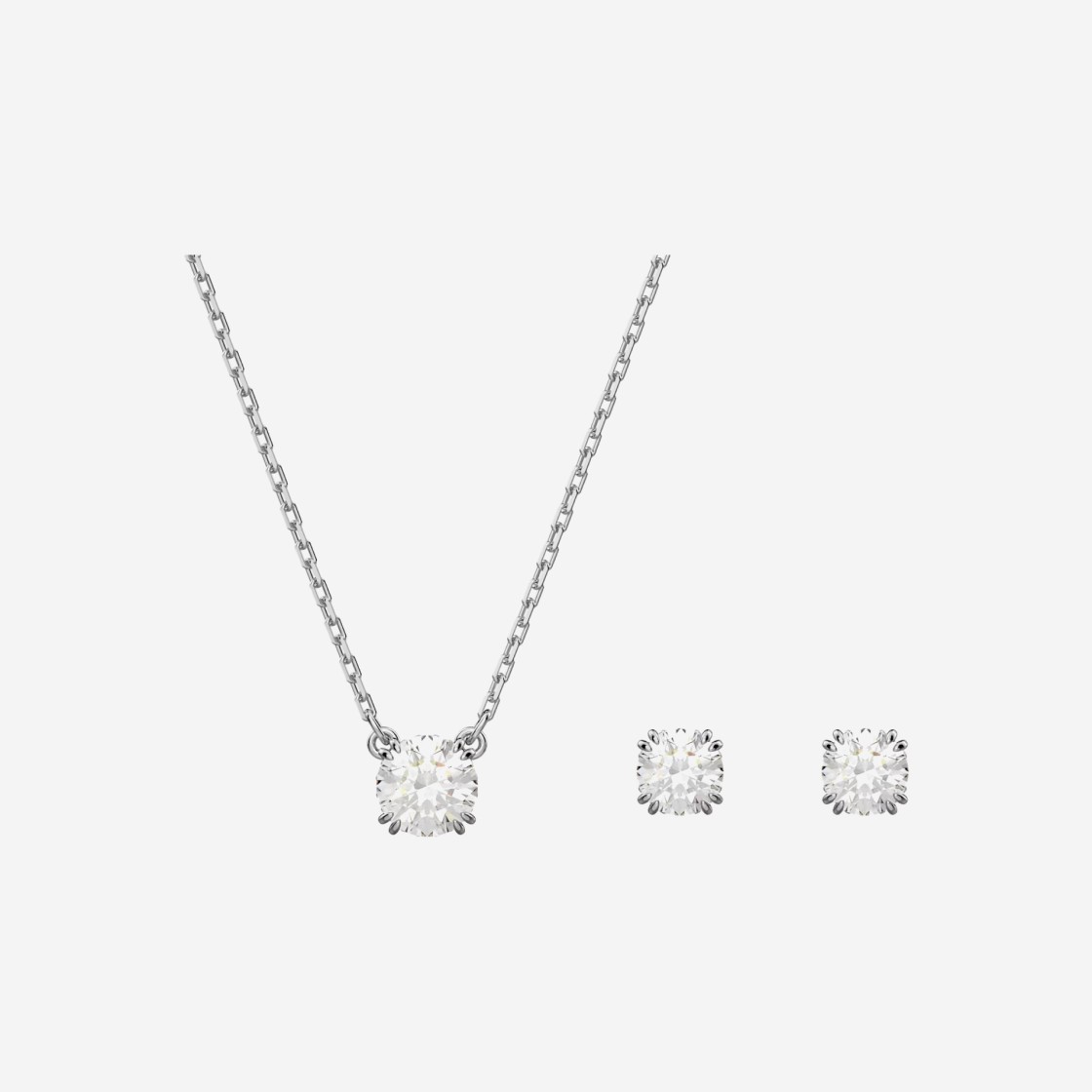 (W) Swarovski Constella Set White Rhodium Plated 상세 이미지 1