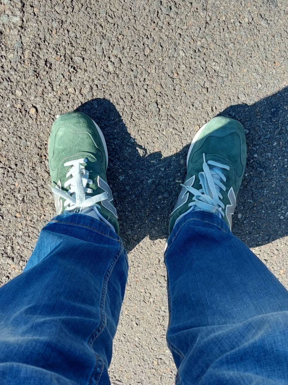New Balance 1400 Made in USA Mountain Green 착용 스타일 - 1