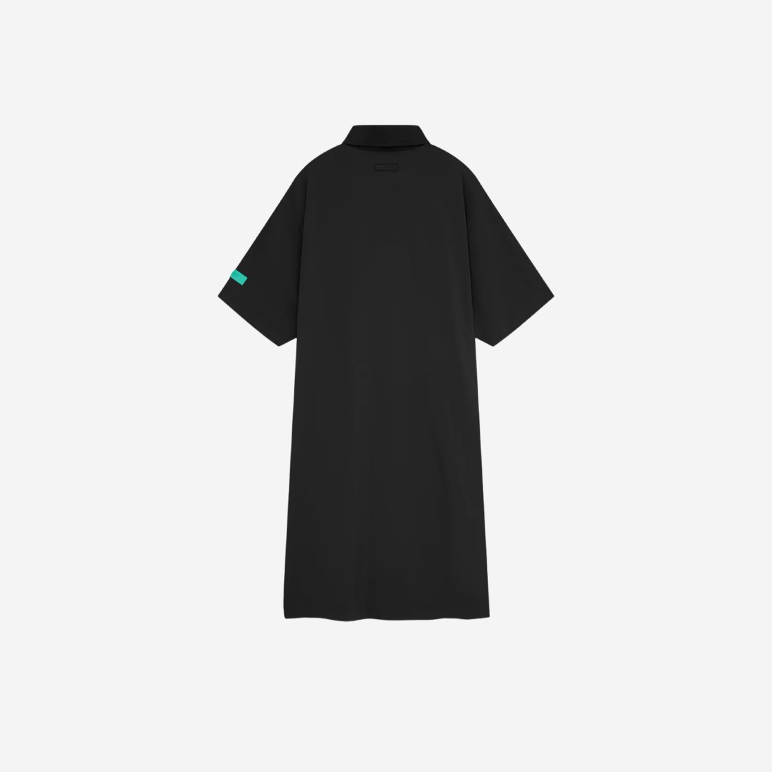 (W) Essentials Full Zip Polo Dress Jet Black - 24SS 상세 이미지 2