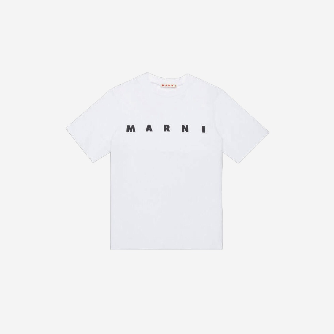 (Kids) Marni Logo Jersey T-Shirt White 상세 이미지 1