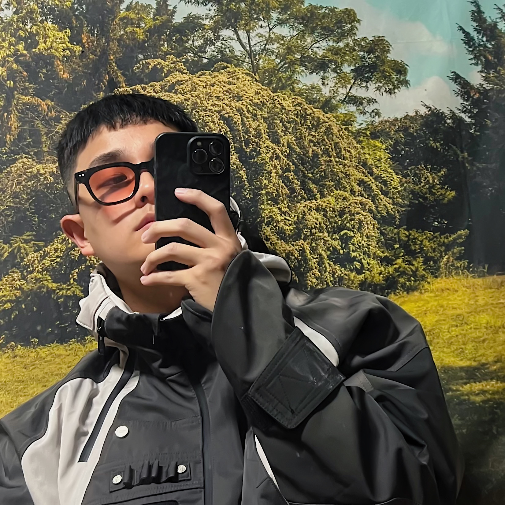 Undermycar Kame Multi Zip Turtle Shell Parka Driftwood - 22FW, Jordan 1 Retro High OG Shadow 2.0 착용 스타일 - 2