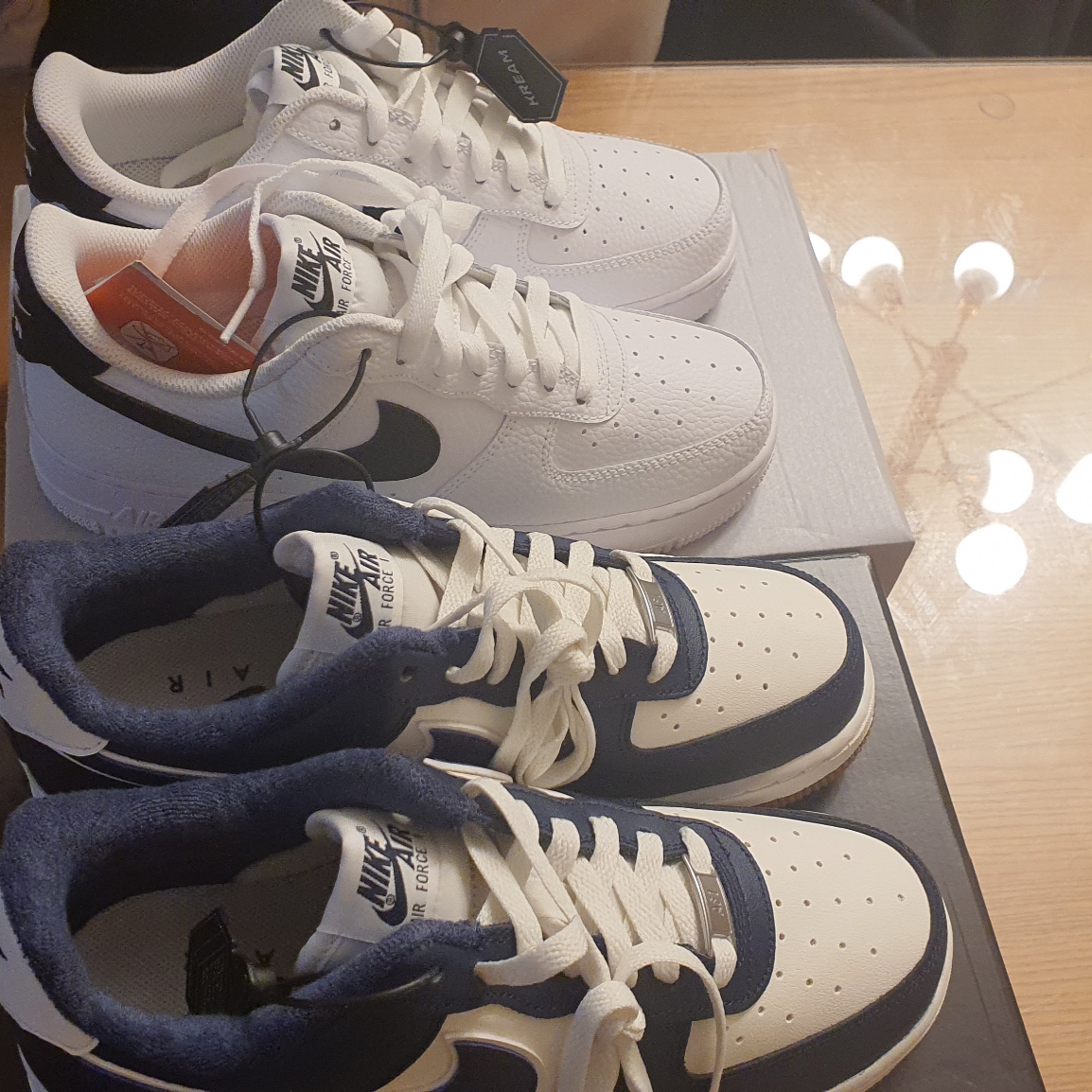 Nike Air Force 1 '07 White Black 착용 스타일