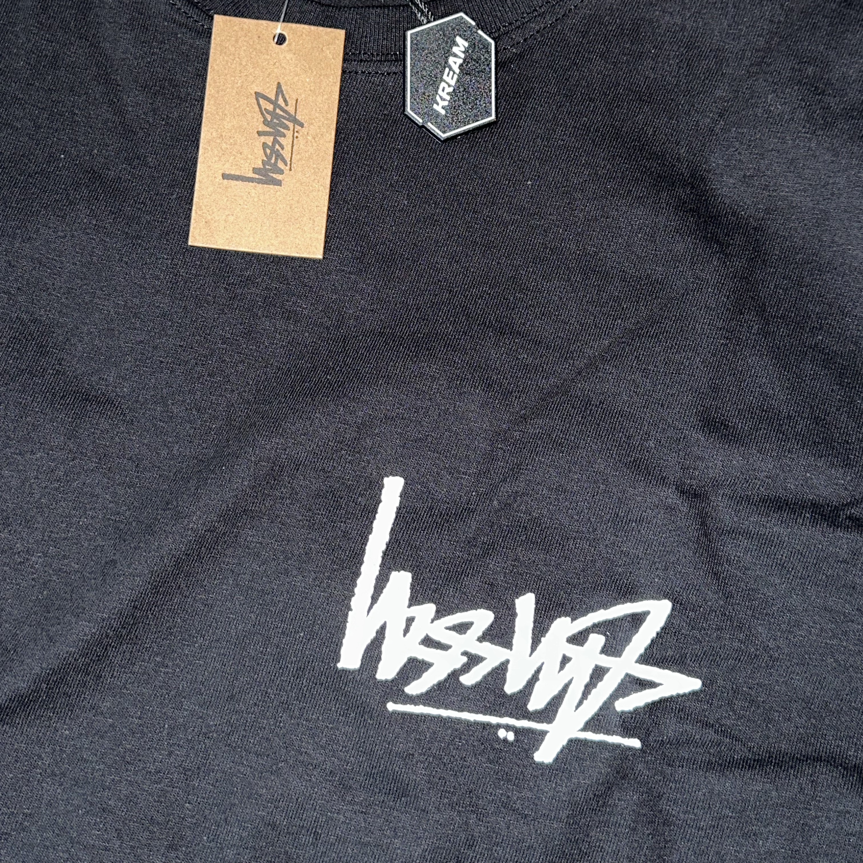 Stussy Flipped T-Shirt Black, Apple iPhone 14 Pro Max 128GB Space Black (Korean Ver.) 착용 스타일 - 3