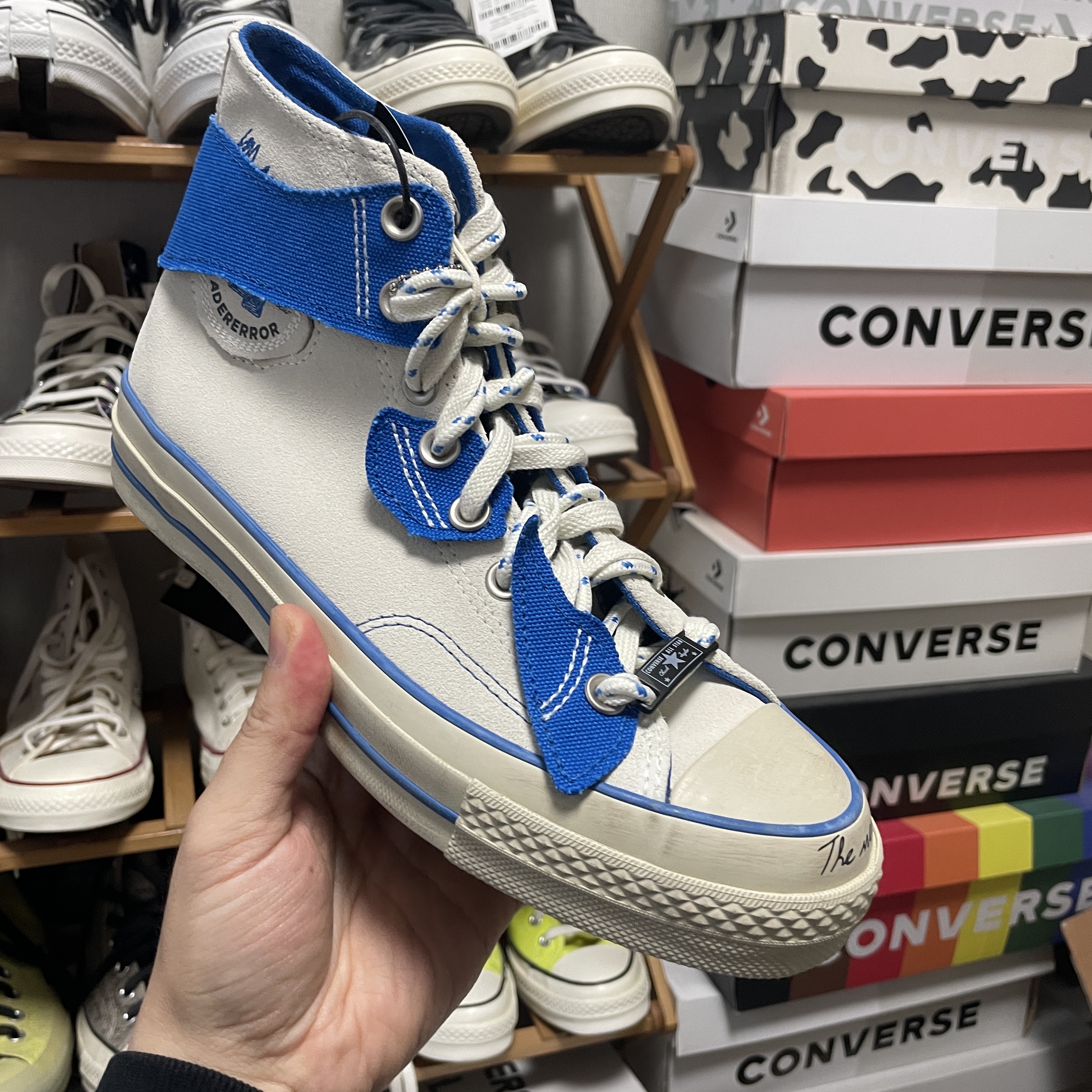 Converse x Ader Error Chuck 70 High White 착용 스타일 - 1