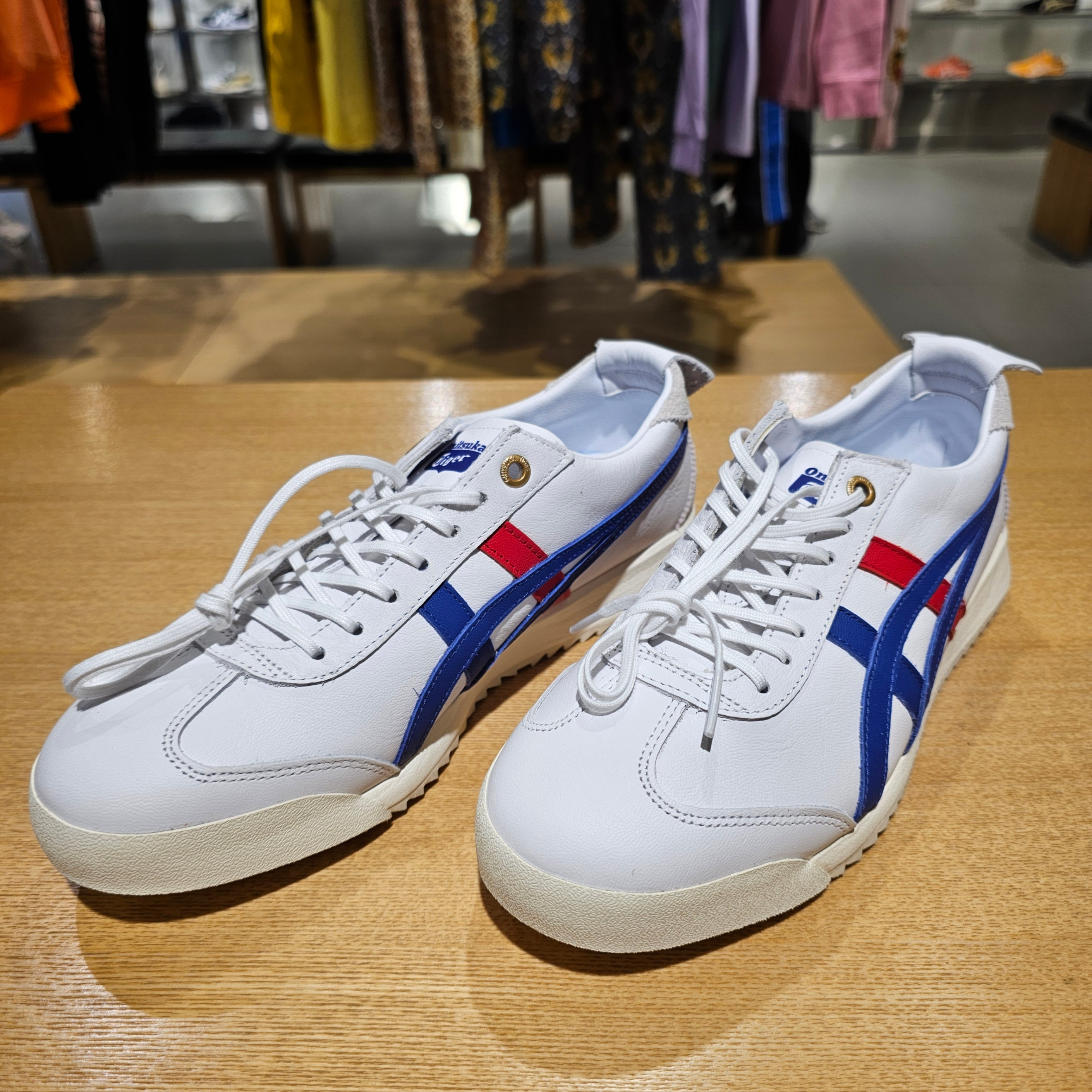 Onitsuka Tiger Mexico 66 EX White Directoire Blue 착용 스타일 - 2