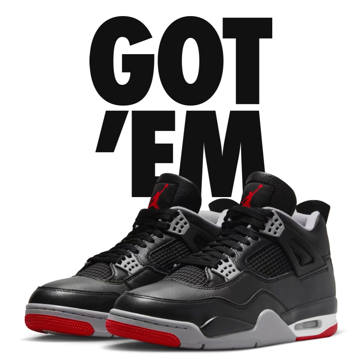 Jordan 4 Retro Bred Reimagined 착용 스타일 - 1