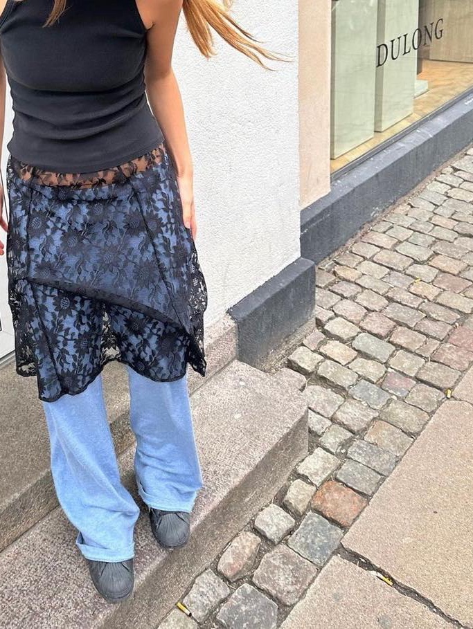 Cotchs Star Denim Pants, Stussy x Levi's Embossed 501 Jean Indigo 착용 스타일 - 3