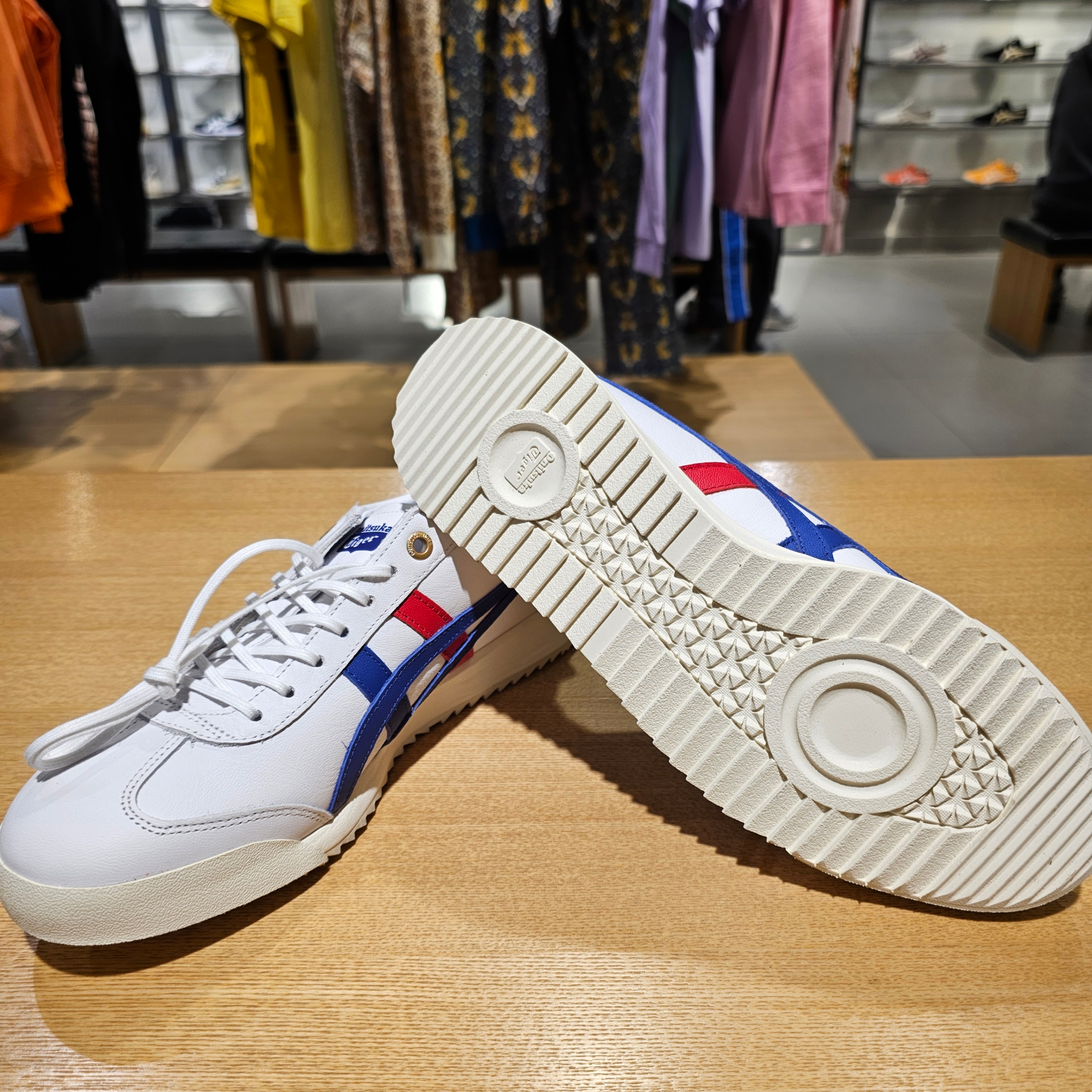 Onitsuka Tiger Mexico 66 EX White Directoire Blue 착용 스타일 - 4