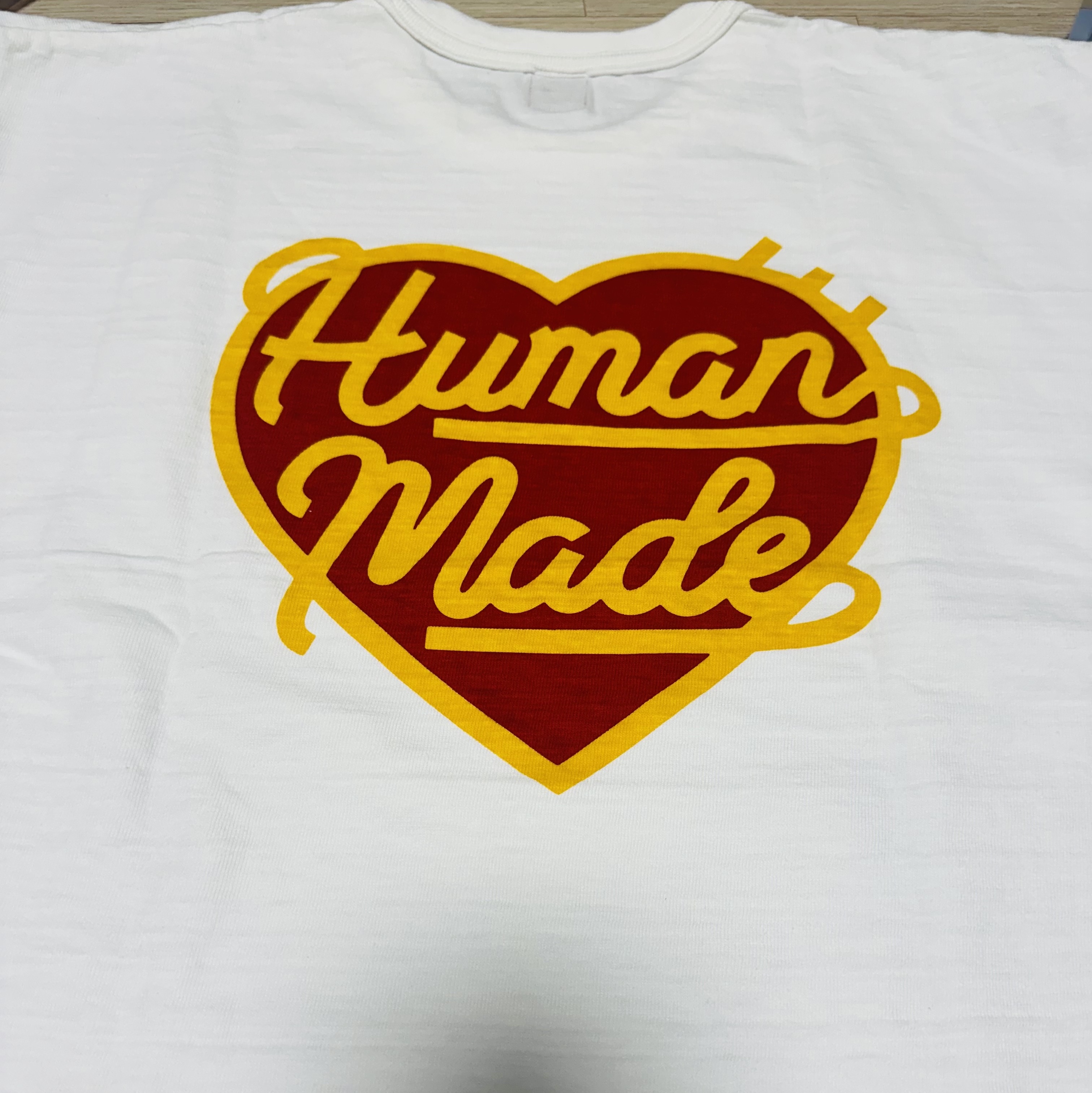 Human Made Heart Badge T-Shirt White 착용 스타일