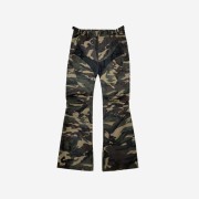 Project G/R Coated Biker Armoured Flare Pants Camo