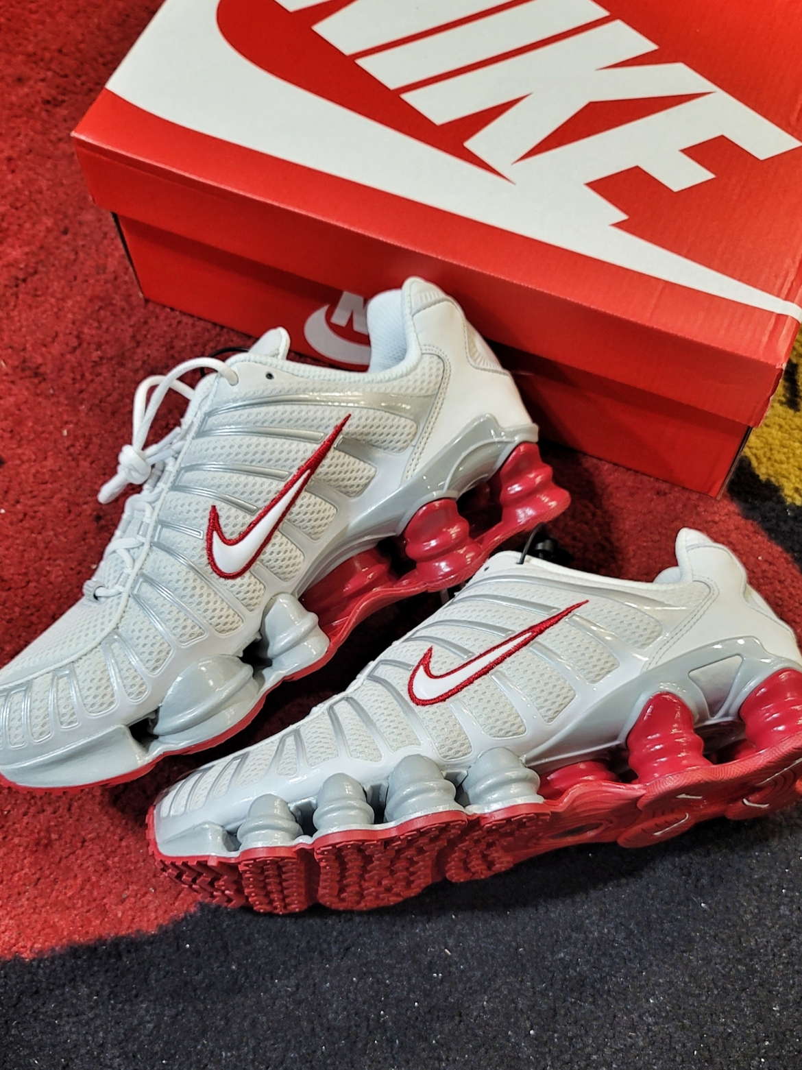 (W) Nike Shox TL Platinum Tint 착용 스타일