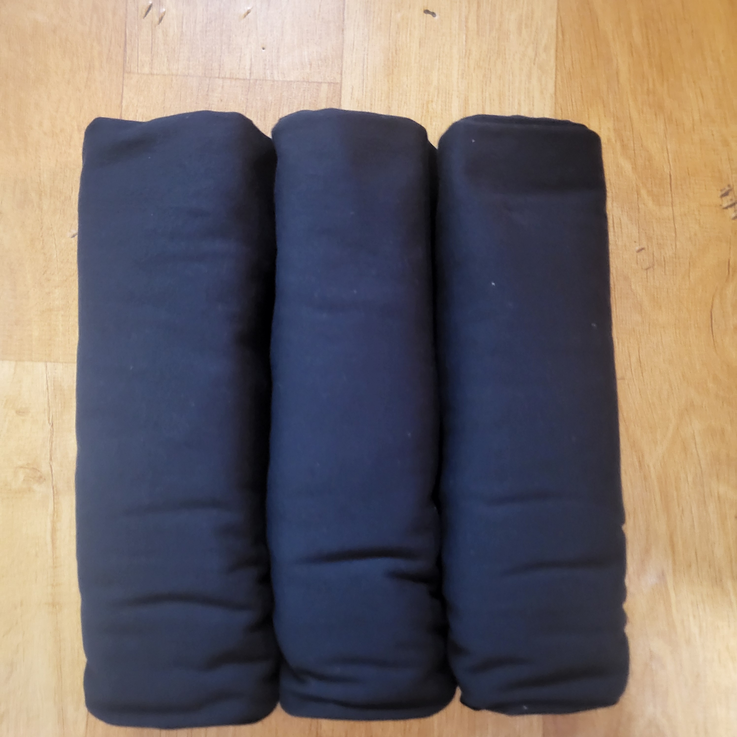 Stussy Undershirt Black (3 Pack) 착용 스타일 - 2