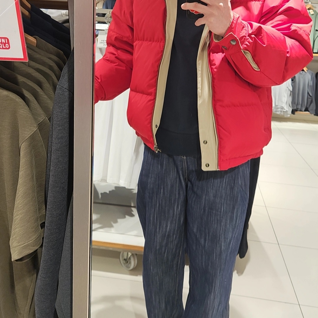 Supreme Reversible Down Puffer Jacket Tan - 24SS 착용 스타일