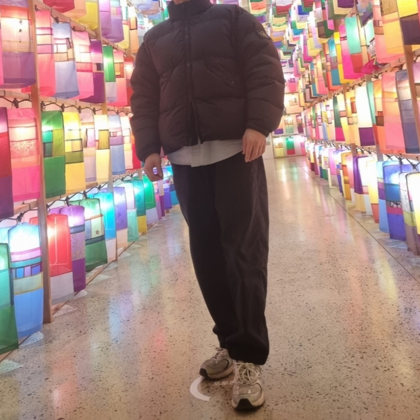 Stone Island 40623 Garment Dyed Crinkle Reps Recycled Nylon Down Jacket Black - 23FW, New Balance 530 Steel Grey 착용 스타일