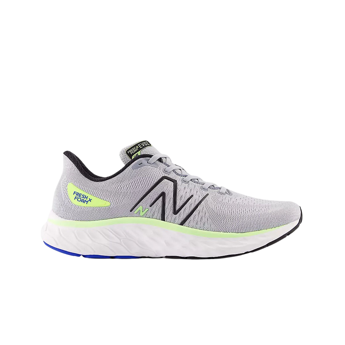 뉴발란스 프레쉬 폼 X Evoz v3 알루미늄 그레이 블렉 - 2E 와이드(New Balance Fresh Foam X Evoz v3 Aluminum Grey Black - 2E Wide) - 1