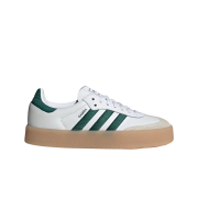 (W) Adidas Sambae Cloud White Collegiate Green