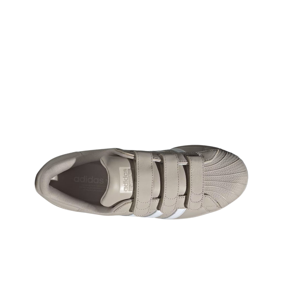 (W) 아디다스 슈퍼스타 CF 원더 베이지 클라우드 화이트((W) Adidas Superstar CF Wonder Beige Cloud White) - 2
