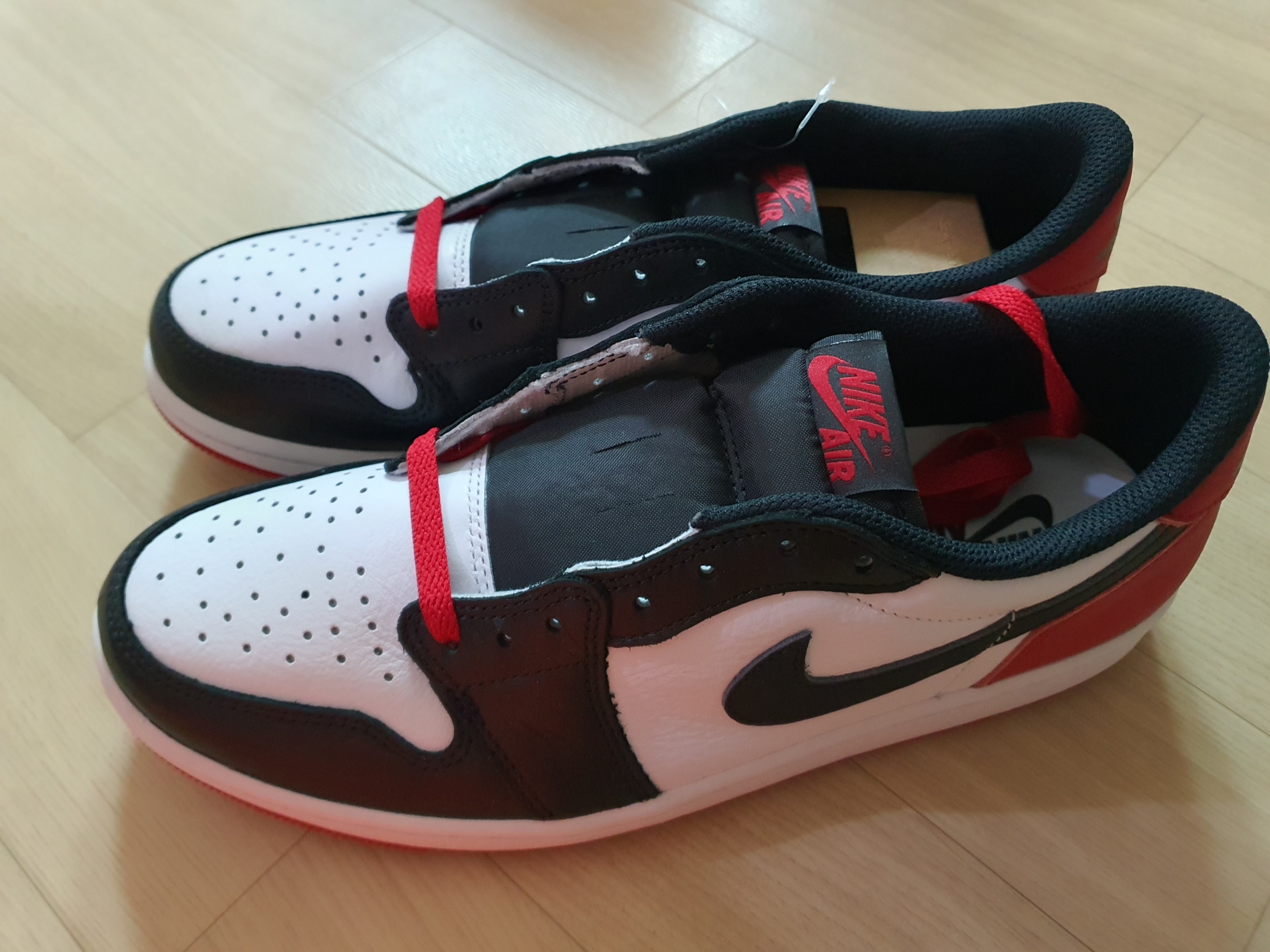 Jordan 1 Retro Low OG Black Toe 착용 스타일
