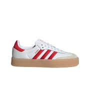 (W) Adidas Sambae Cloud White Better Scarlet