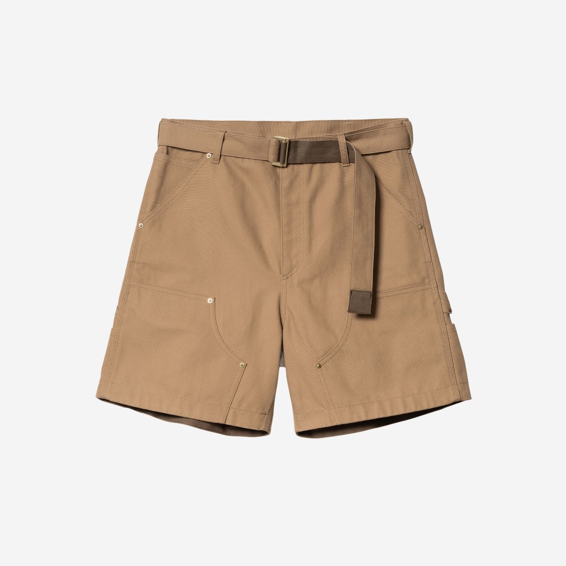 Sacai x Carhartt WIP Duck Shorts Beige 상세 이미지 1