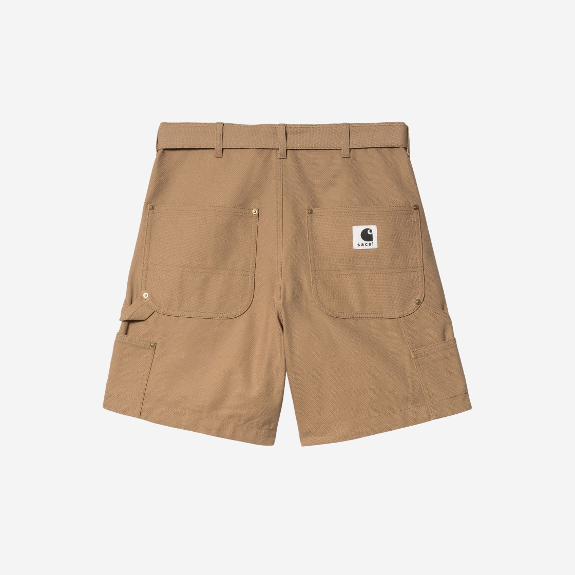 Sacai x Carhartt WIP Duck Shorts Beige 상세 이미지 2