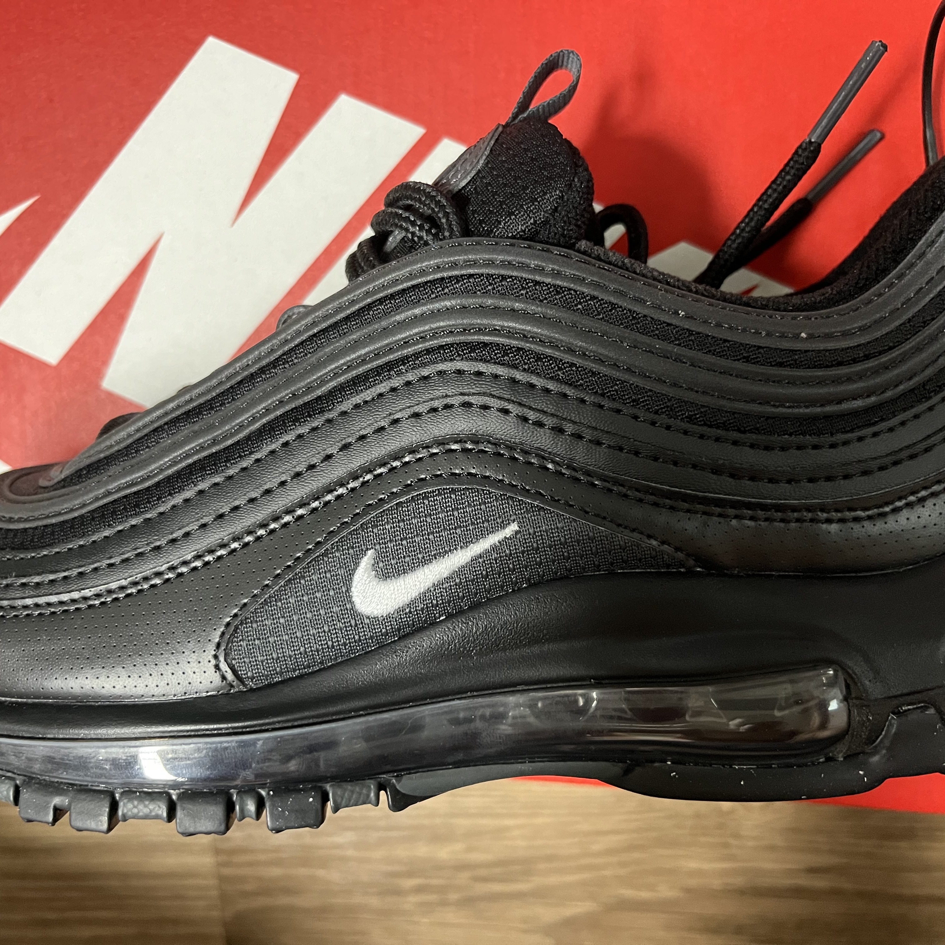 (GS) Nike Air Max 97 Black 착용 스타일