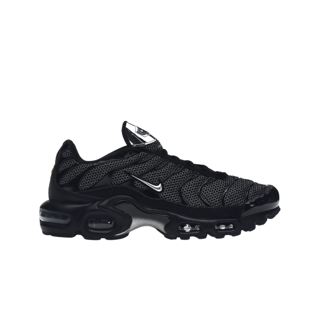 (W) 나이키 에어맥스 플러스 블랙 메탈릭 실버((W) Nike Air Max Plus Black Metallic Silver)