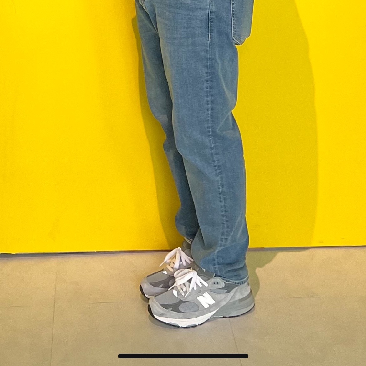 New Balance 993 Made in USA Grey - D Standard 착용 스타일