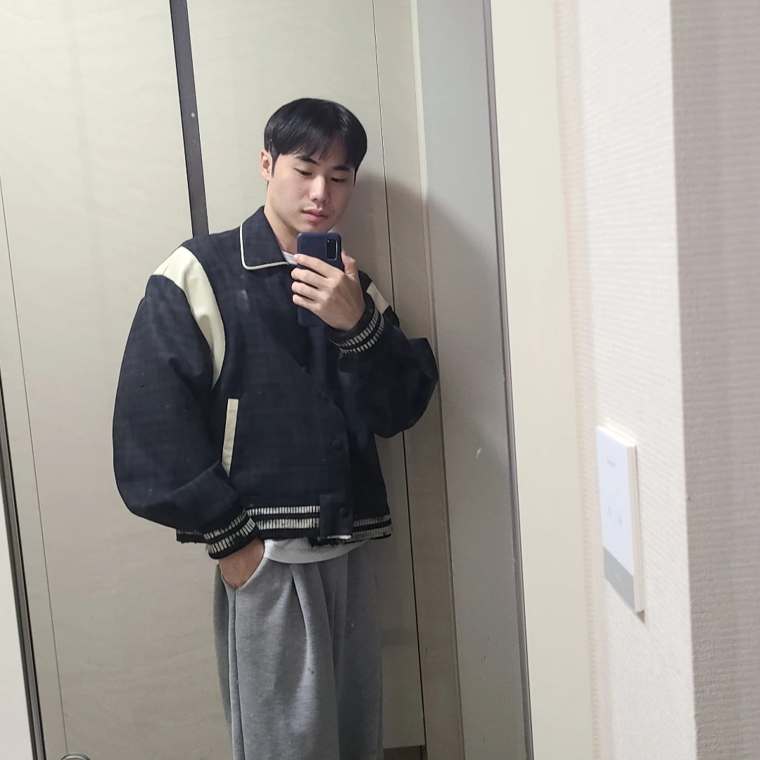 Ader Error Tedd Jacket Noir 착용 스타일