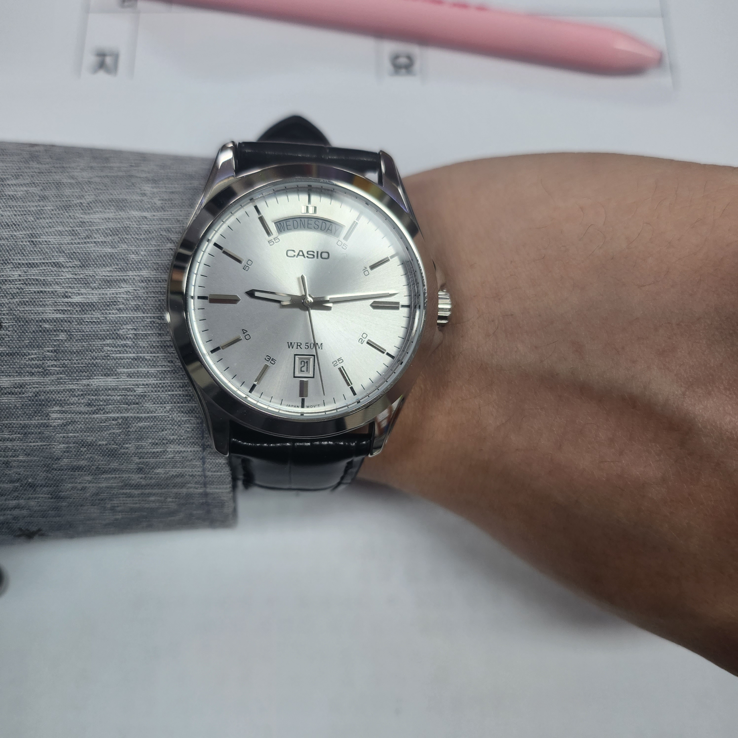 Casio MTP-1370L-7AVDF 착용 스타일 - 1