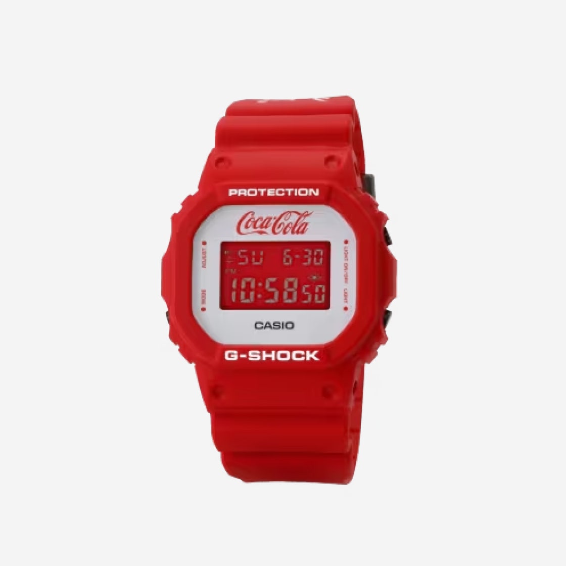 카시오 지샥 x 코카 콜라 DW5600 레드 | Casio | KREAM