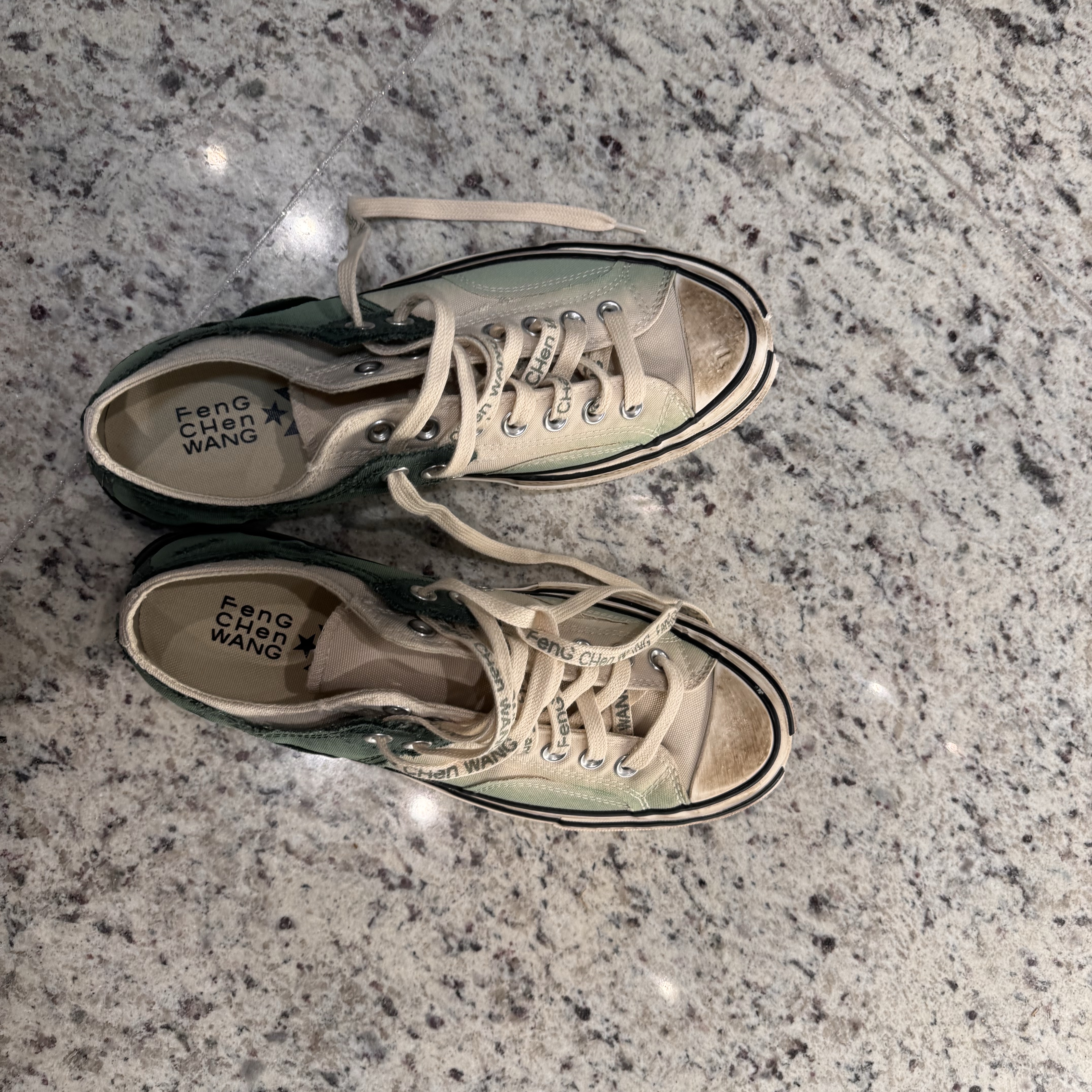 Converse x Feng Chen Wang Chuck 70 Ox 2-in-1 Myrtle 착용 스타일