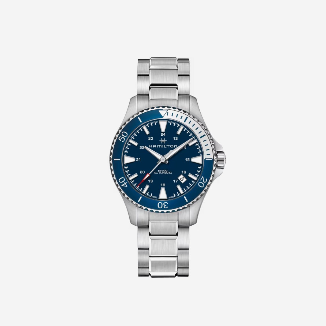 Hamilton Khaki Navy Scuba Auto 40mm Stainless Steel Blue 상세 이미지 1