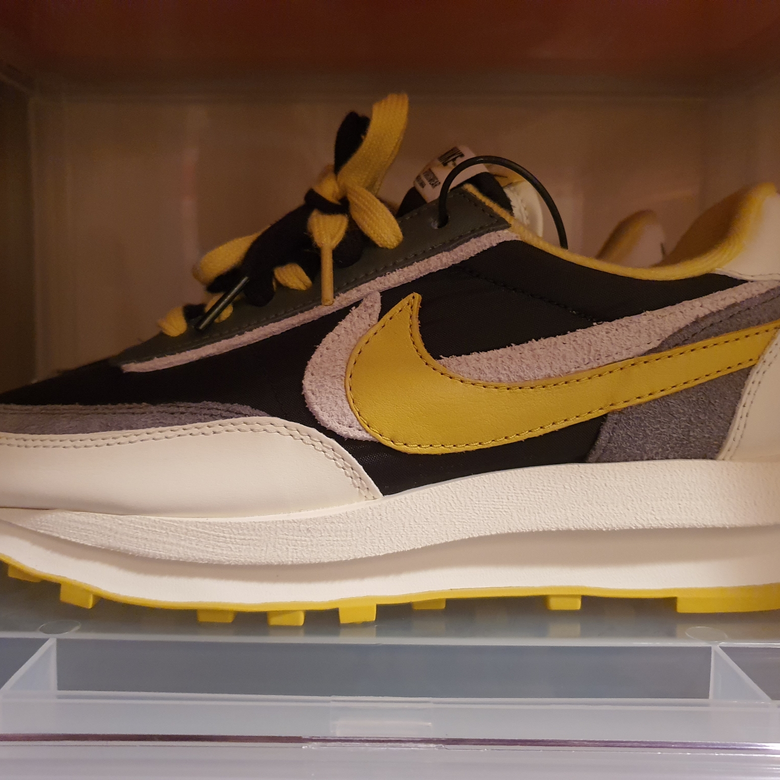 Nike x Sacai x Undercover LDWaffle Black Bright Citron 착용 스타일