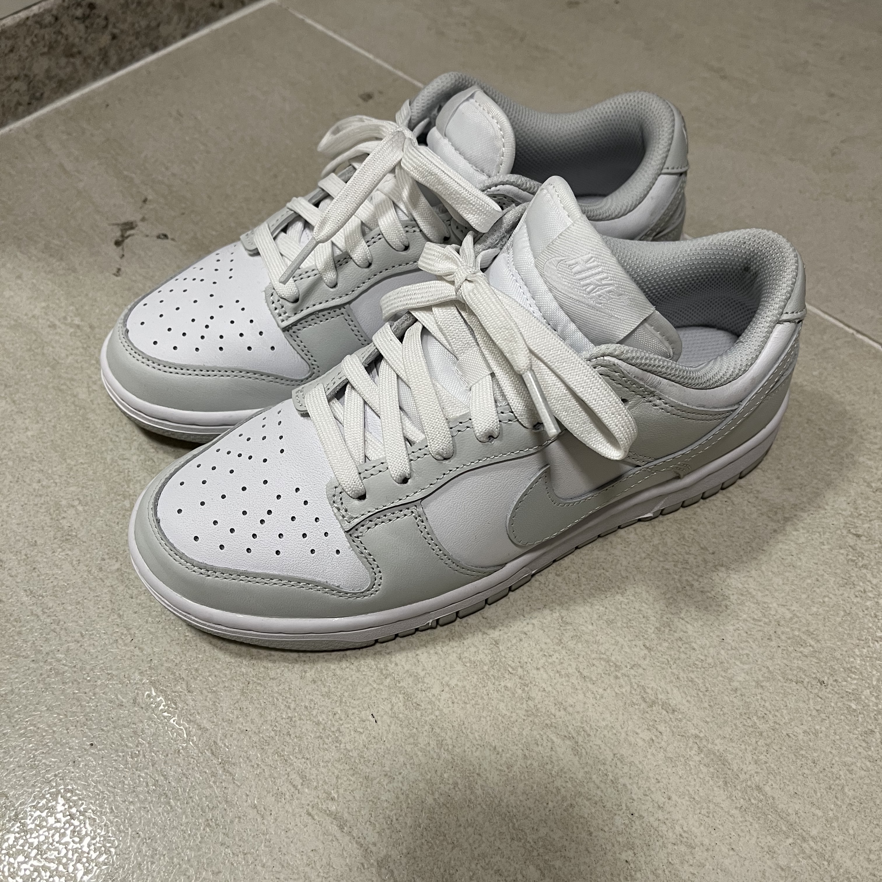 (W) Nike Dunk Low Photon Dust 착용 스타일
