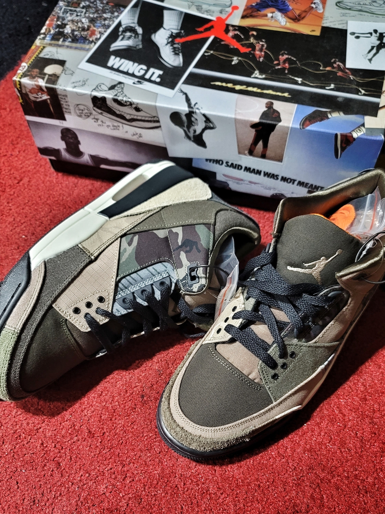 Jordan 3 Retro SE Patchwork 착용 스타일