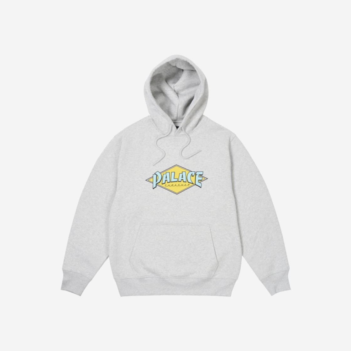 Palace x Thrasher Hoodie Grey - 24SS 상세 이미지 1