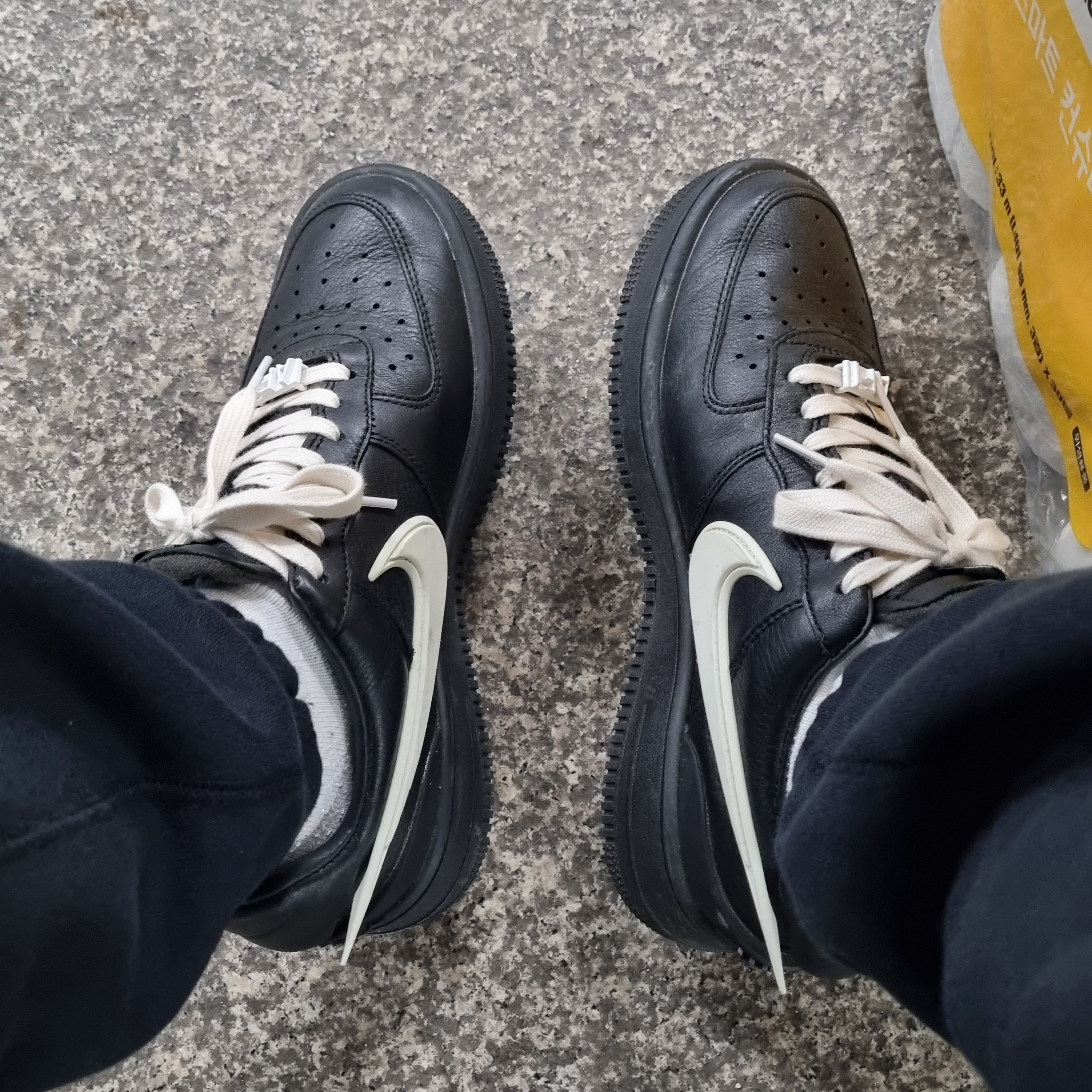 Nike x Ambush Air Force 1 Low SP Black 착용 스타일