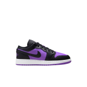 (GS) Jordan 1 Low Purple Venom Black