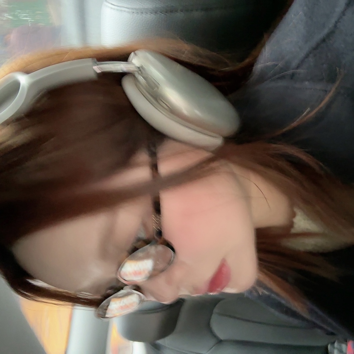 (W) Miu Miu Regard Sunglasses Blue Lenses Honey Tortoiseshell Acetate Standard fit 착용 스타일