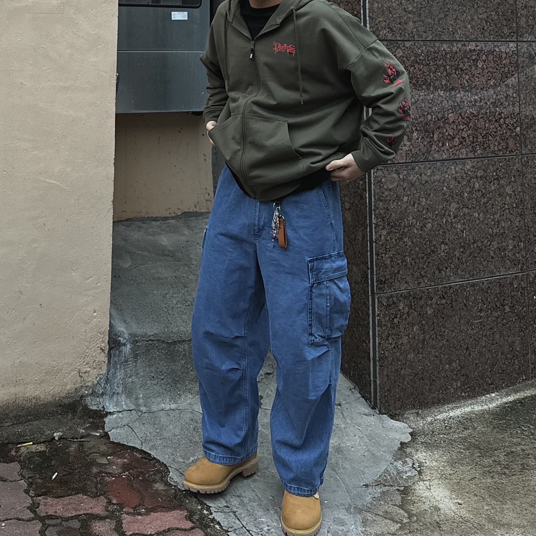 Timberland Premium 6 inch Waterproof Boot Wheat Nubuck - Wide 착용 스타일