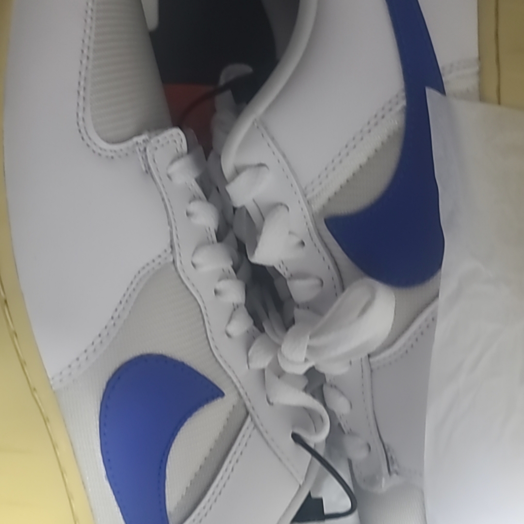 Nike Air Force 1 Low Unity White Racer Blue 착용 스타일
