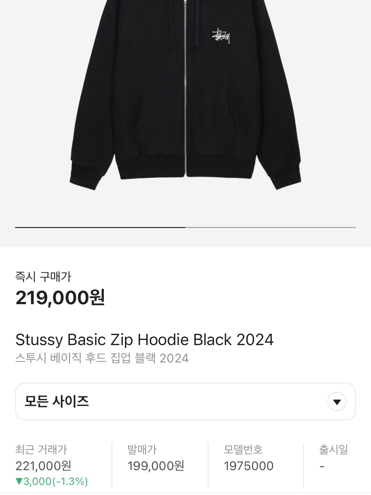 Stussy Basic Stussy Hoodie Black 2023, Stussy Basic Stussy Hoodie Black 착용 스타일 - 2