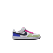 (PS) Nike Court Borough Low White Fierce Pink